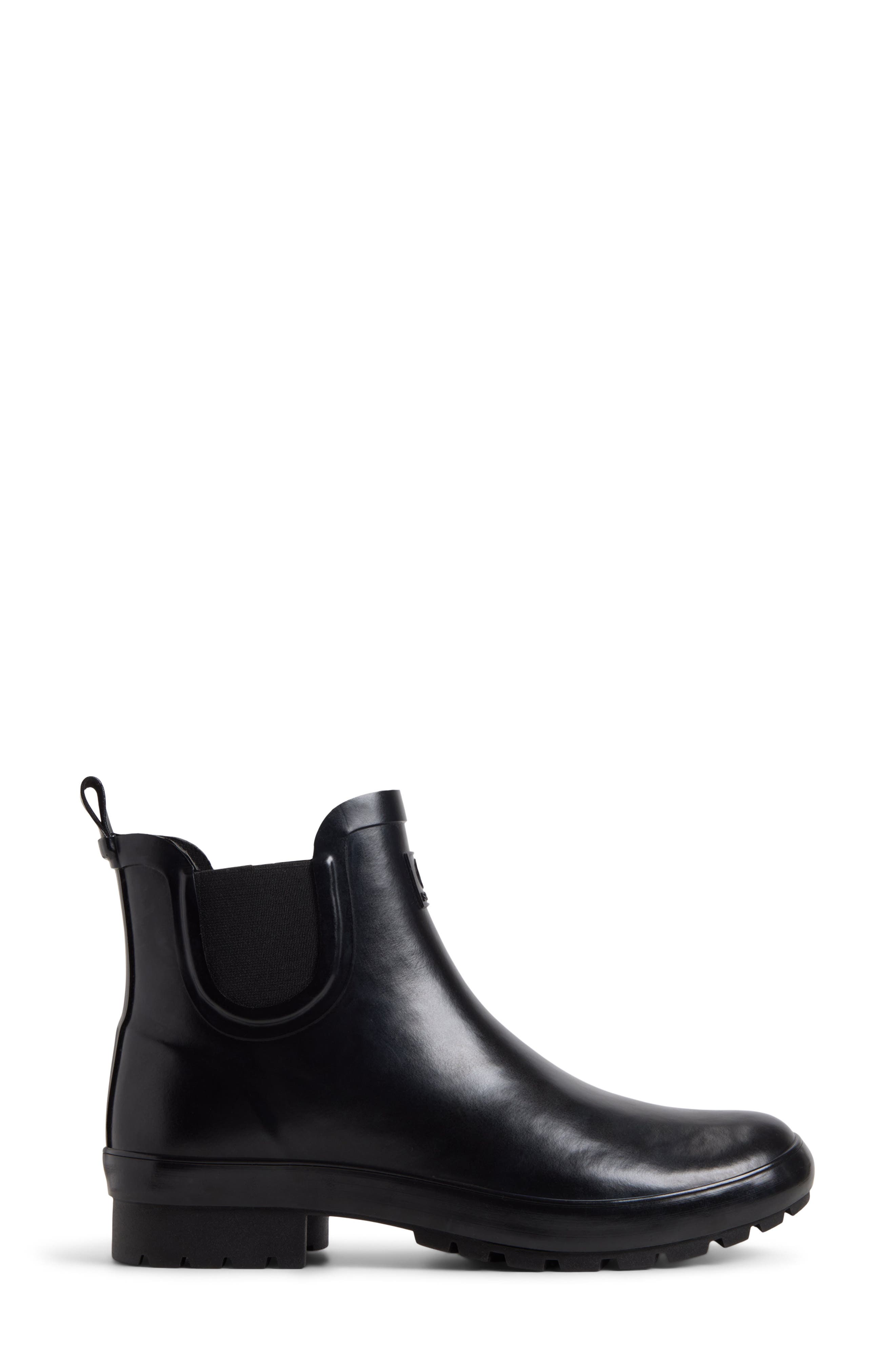 Sperry Mist Waterproof Chelsea Boot, Alternate, color, Black