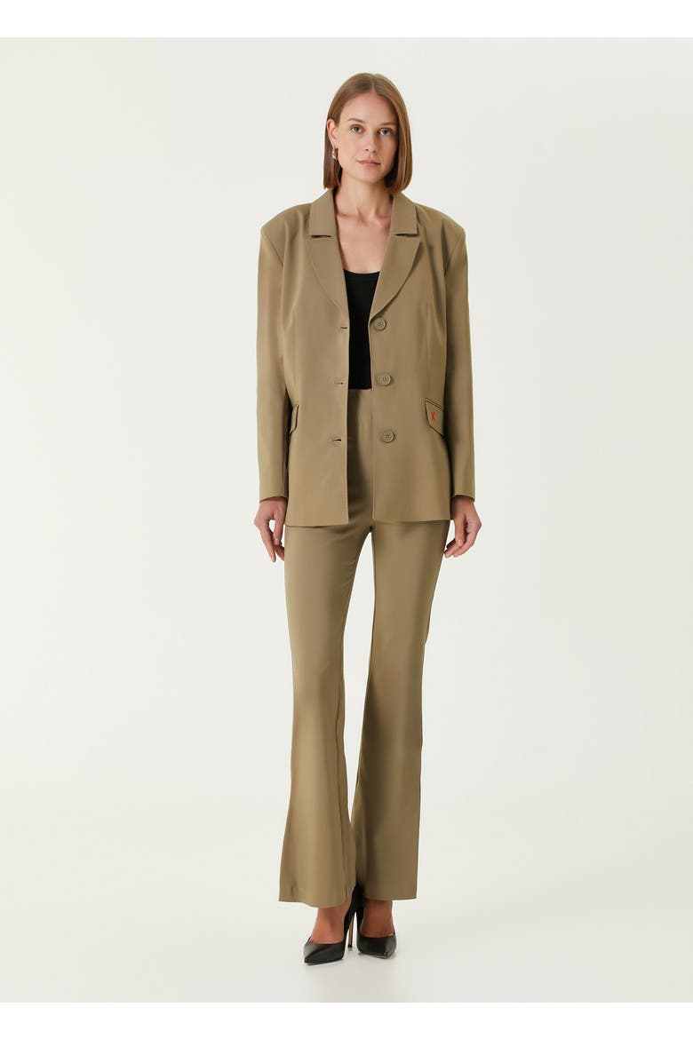 Cotton Classic Blazer, Alternate, color, Chino Green