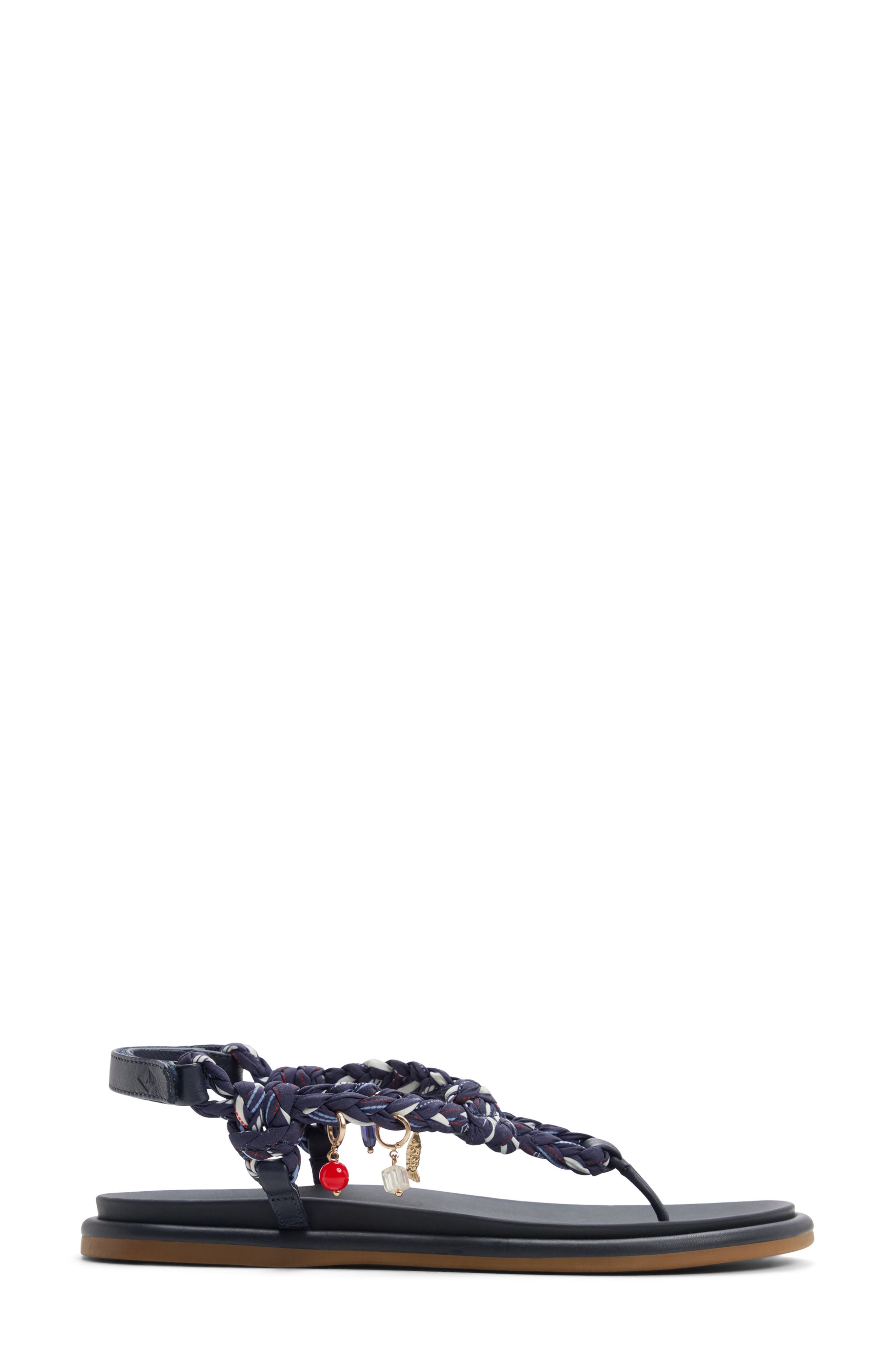 Isla T-Bar Slingback Sandal, Alternate, color, NAVY
