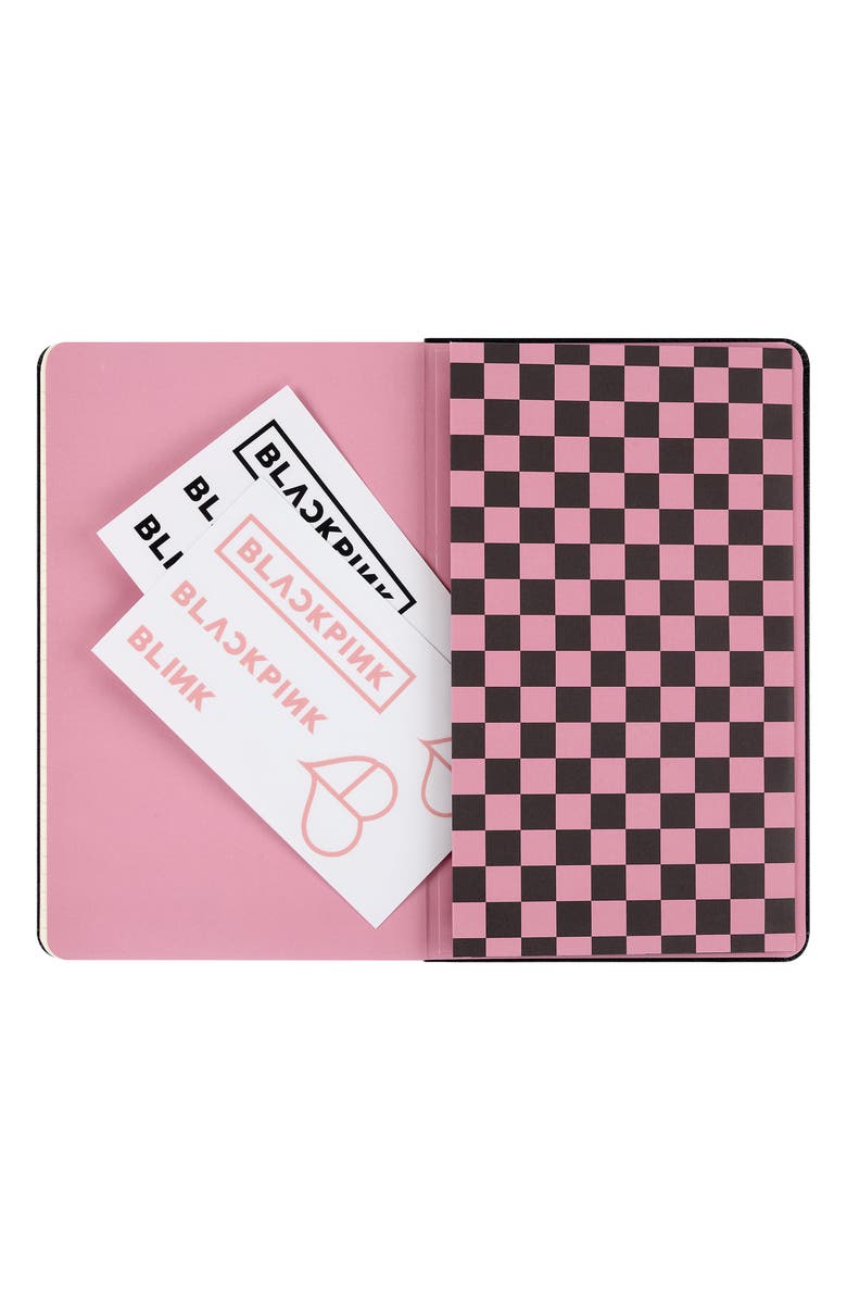 Moleskine x BLACKPINK Large Hardcover Notebook, Alternate, color, Black Pink
