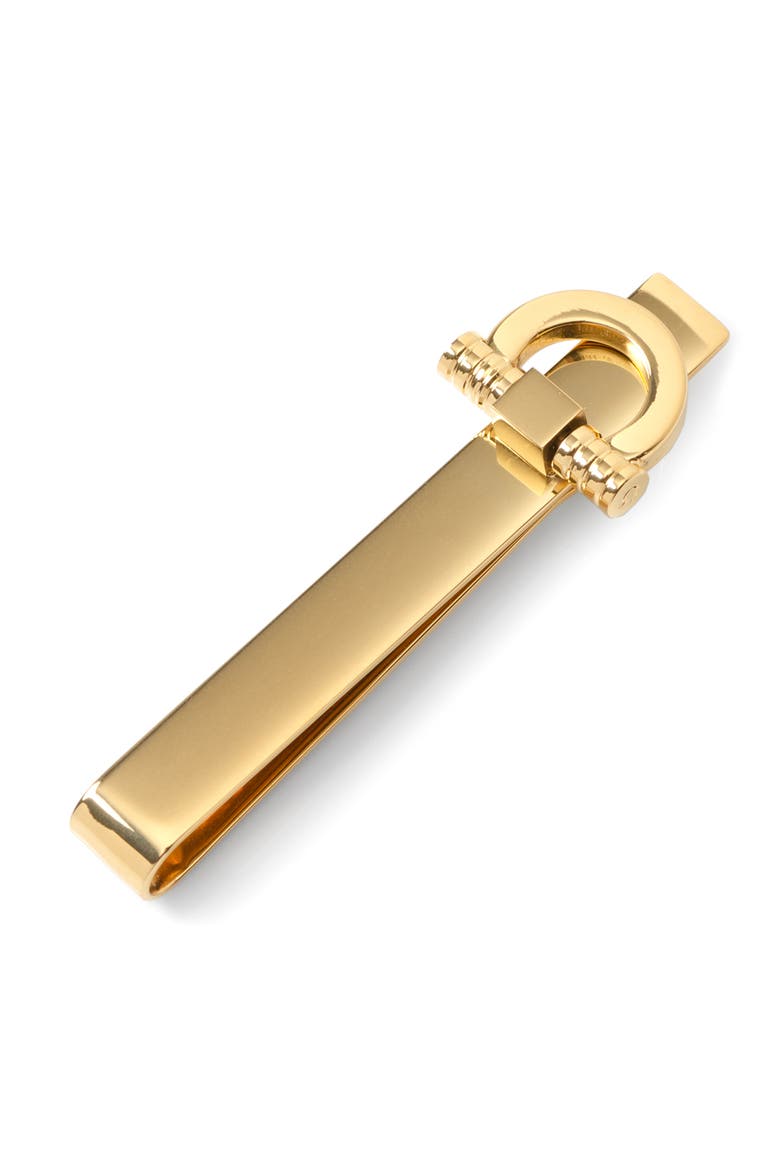 Horsebit Cuff Links & Tie Bar Gift Set, Alternate, color, GOLD
