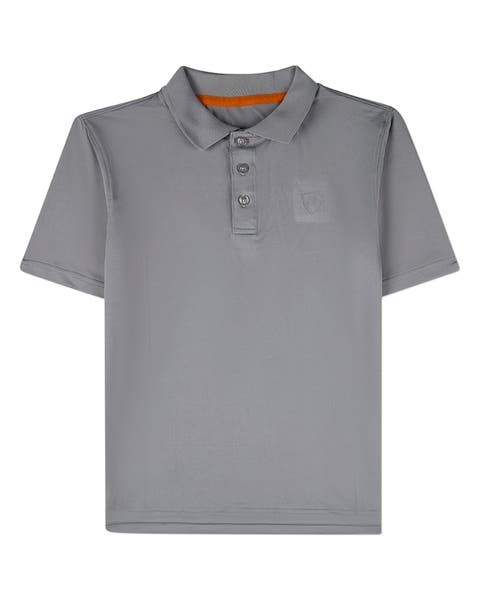 Silky Dri-Effect Short Sleeve Polo Shirt (Little Kid & Big Kid)