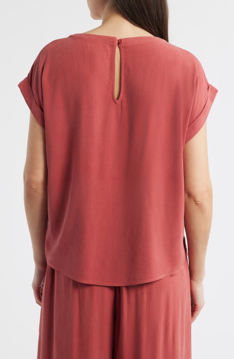 Cloth & Stone Crewneck T-Shirt, Alternate, color, Sun Washed Clay