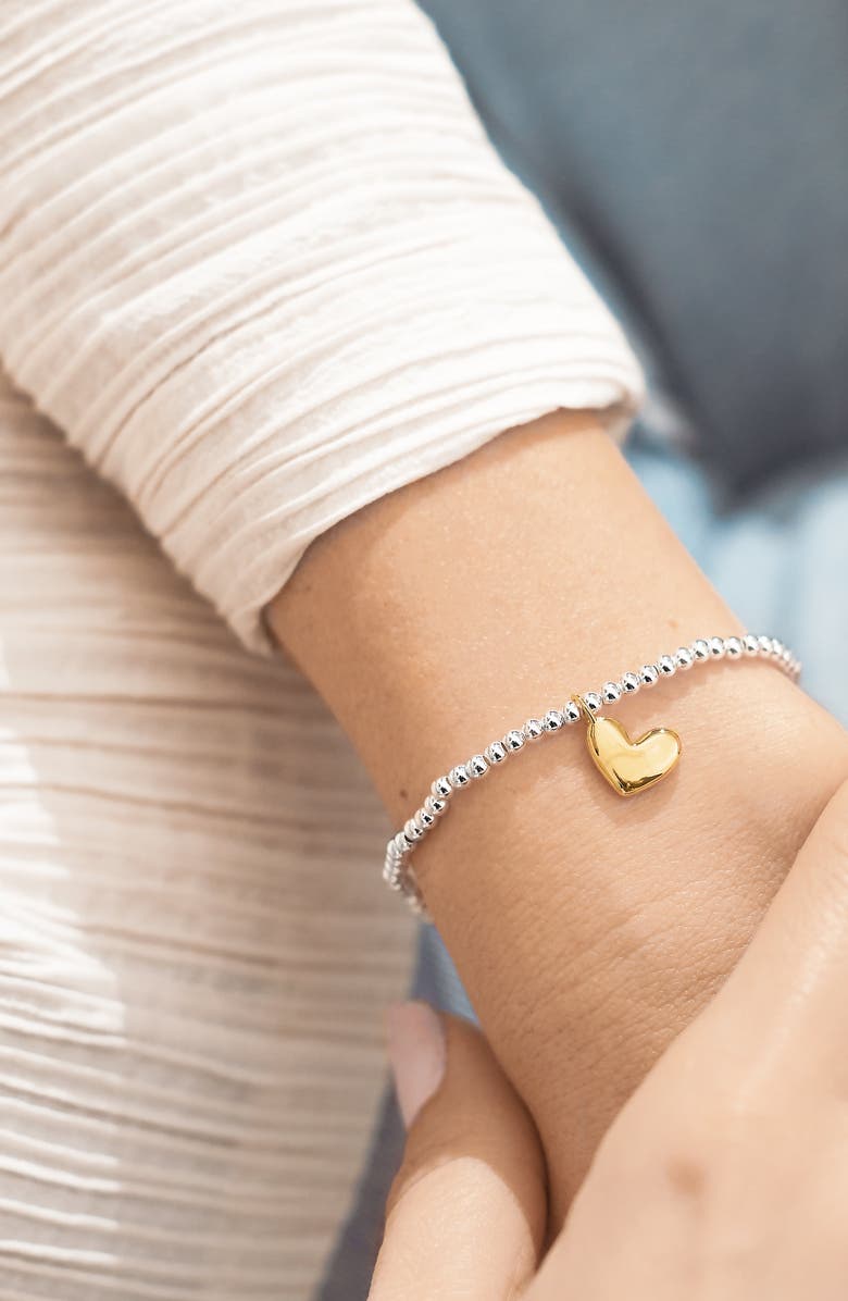 A Littles & Co A Little 'Heart Of Gold' Bracelet, Alternate, color, Metallic Silver