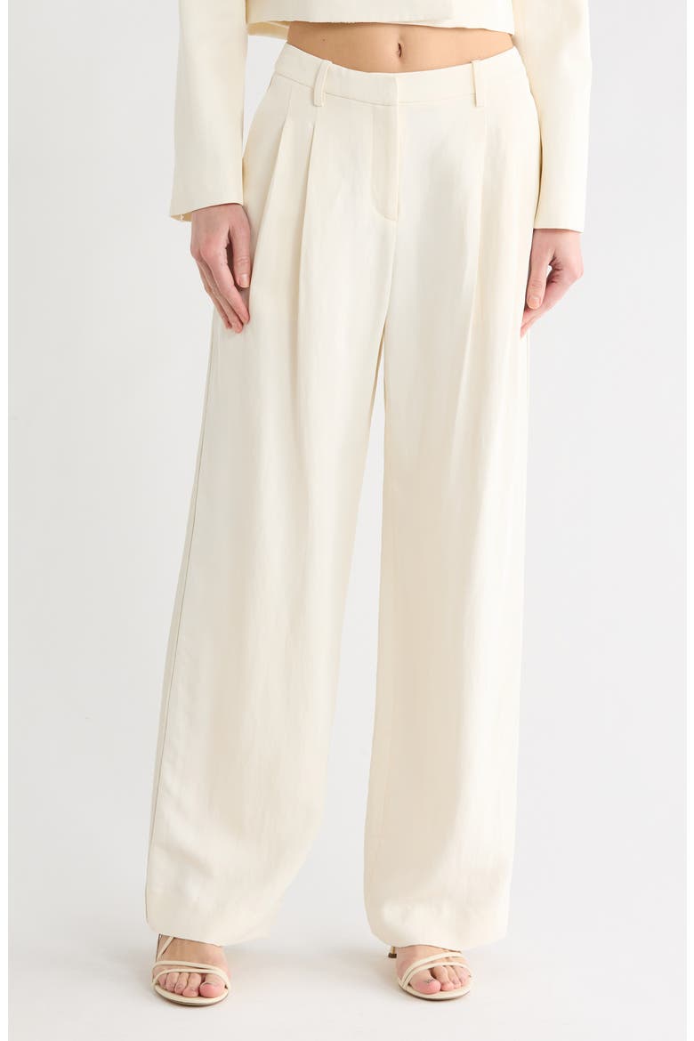 Sulli Sequin Stripe Pants, Main, color, BONE