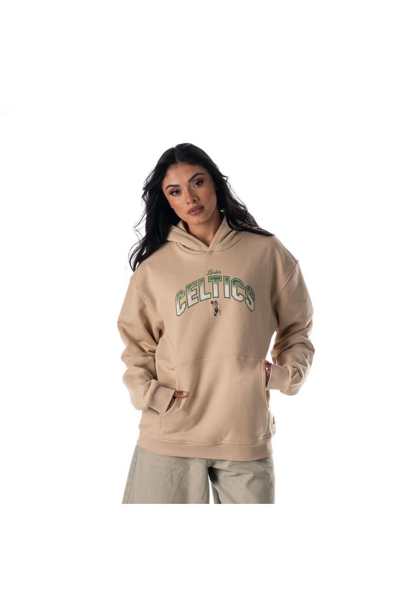 THE WILD COLLECTIVE Unisex The Wild Collective  Tan Boston Celtics Mantra Premium Hoodie, Alternate, color, Tan