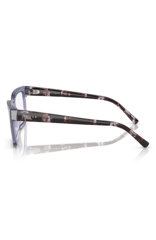 Vogue 50mm Pillow Optical Glasses In Purple
