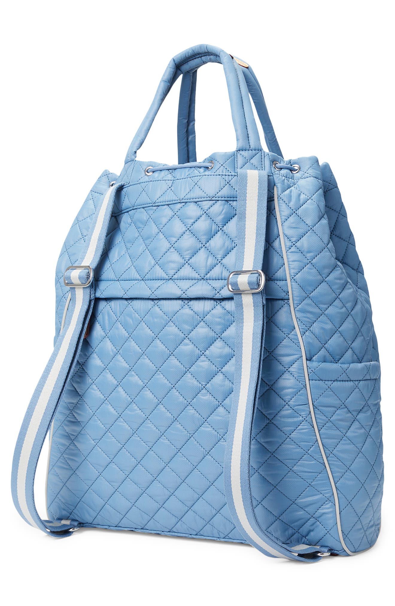 MZ Wallace Tennis Quilted Nylon Backpack, Alternate, color, 