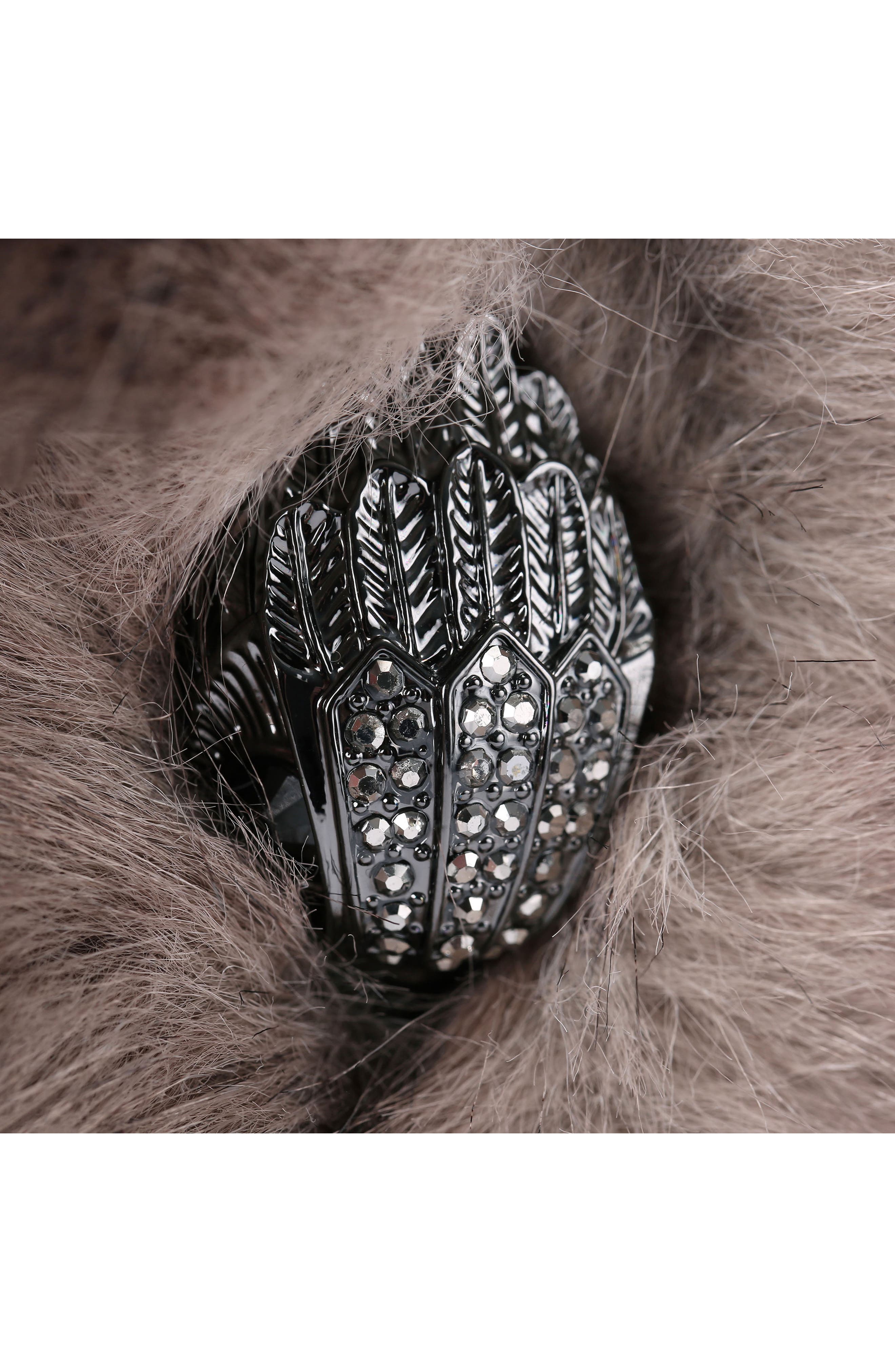 Kurt Geiger London Mini Bond Faux Fur Shoulder Bag, Alternate, color, 