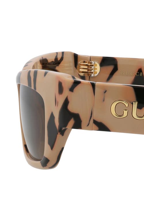 Gucci Cat Eye-frame Recycled Acetate Sunglasses In Brown