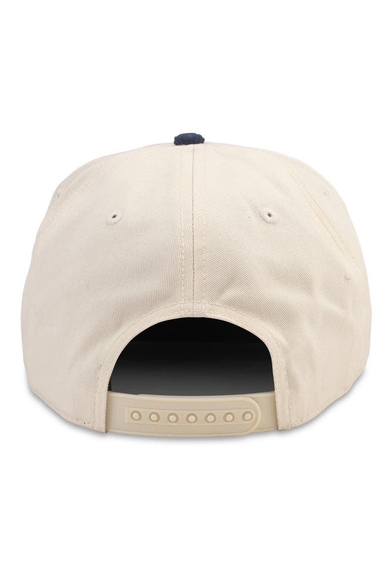 Men's American Needle White/Deep Sea Blue Seattle Kraken Burnett Adjustable Hat, Alternate, color, White
