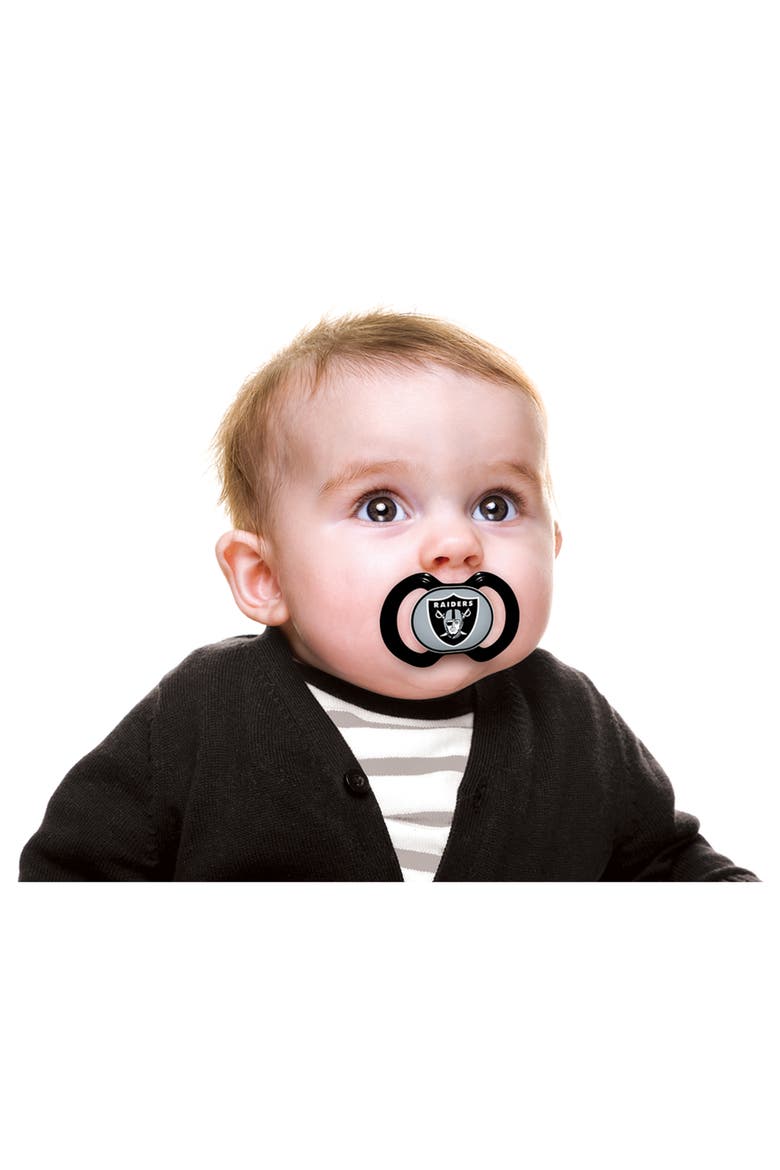 Las Vegas Raiders Pacifier 2-Pack, Alternate, color, Multicolor