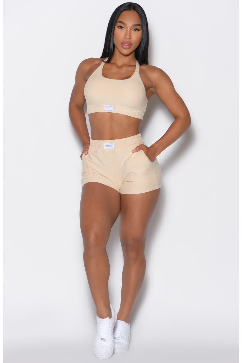 Cloud Comfort Shorts, Alternate, color, Vanilla