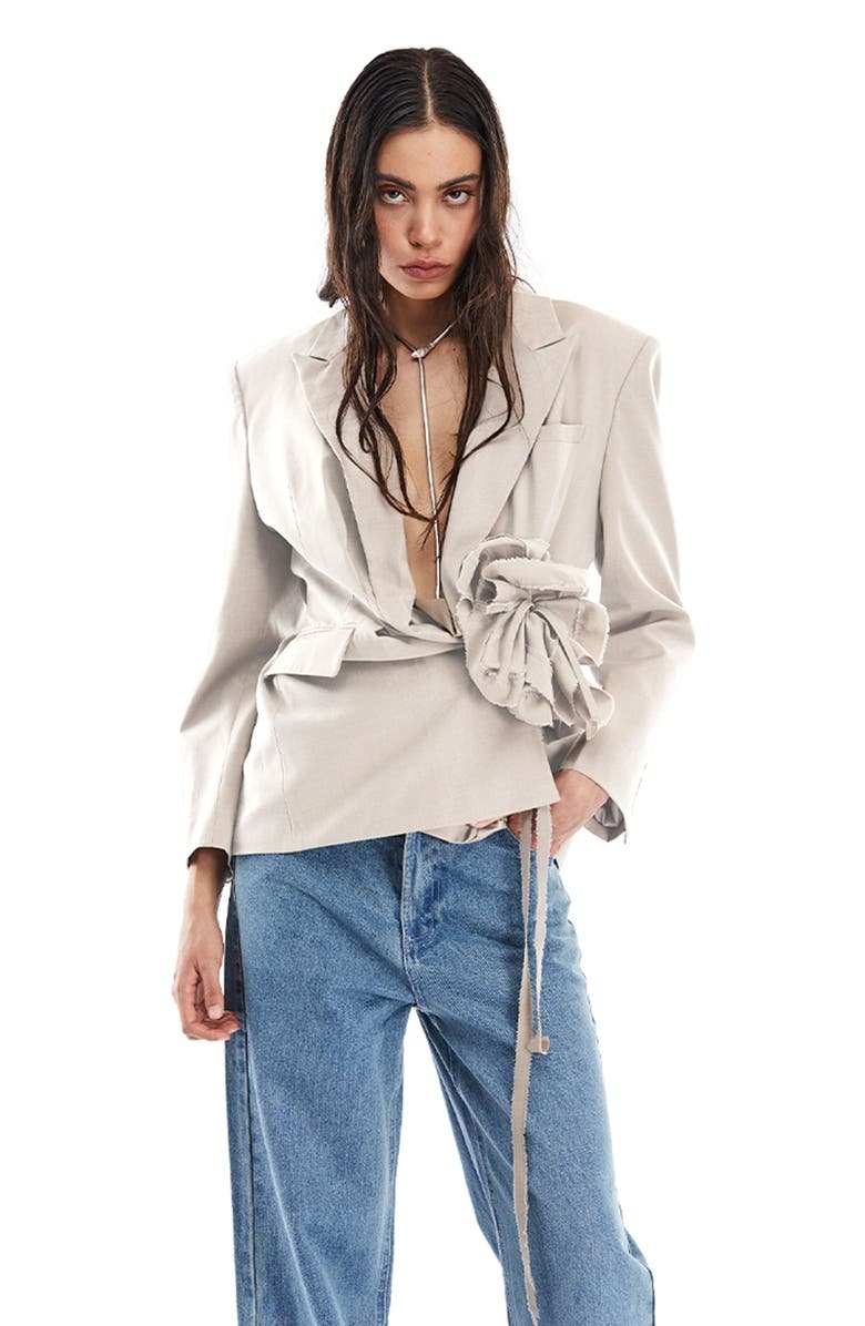 Mother of All Flora Jacket, Main, color, Cream