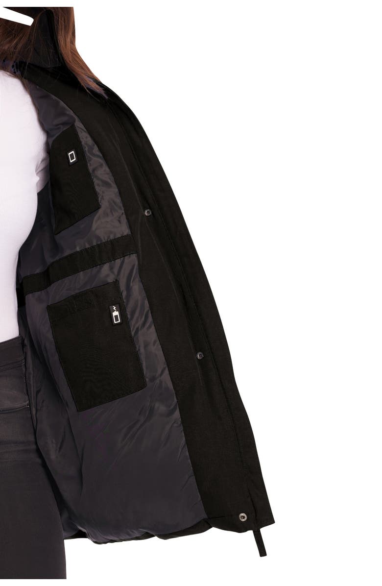 Alpine North GLACIER PLUS SIZE - Vegan Down Classic Winter Parka Jacket, Alternate, color, Black