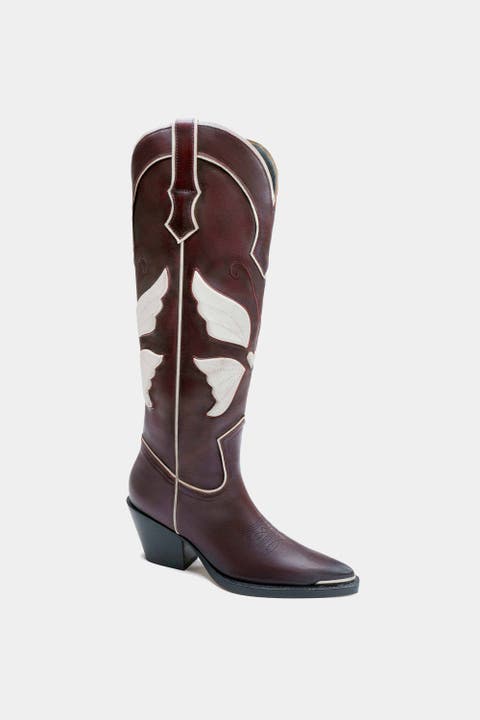 Leather Western Boots Gaela