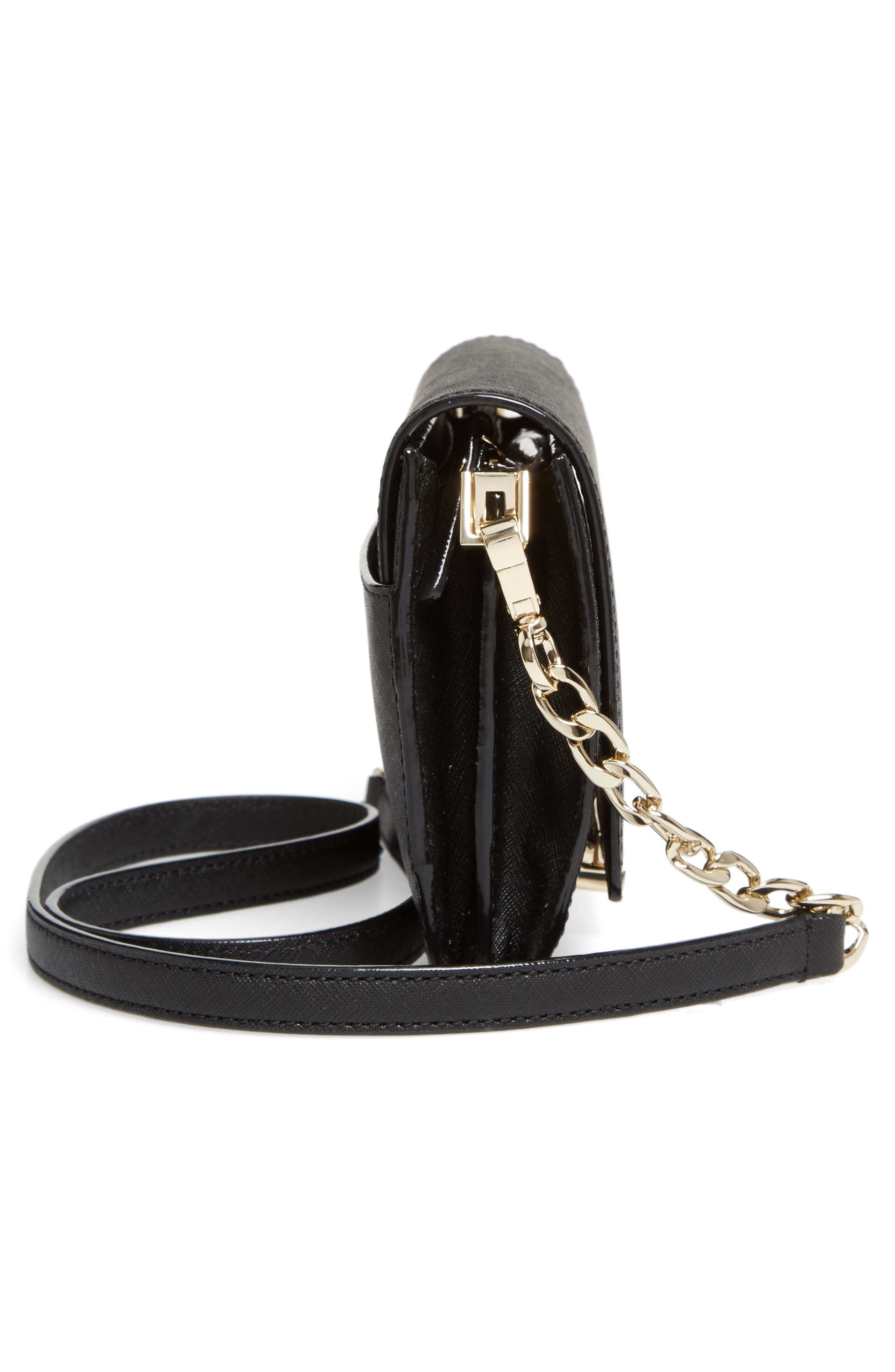 Kate Spade New York make it mine - camila leather clutch, Alternate, color, 