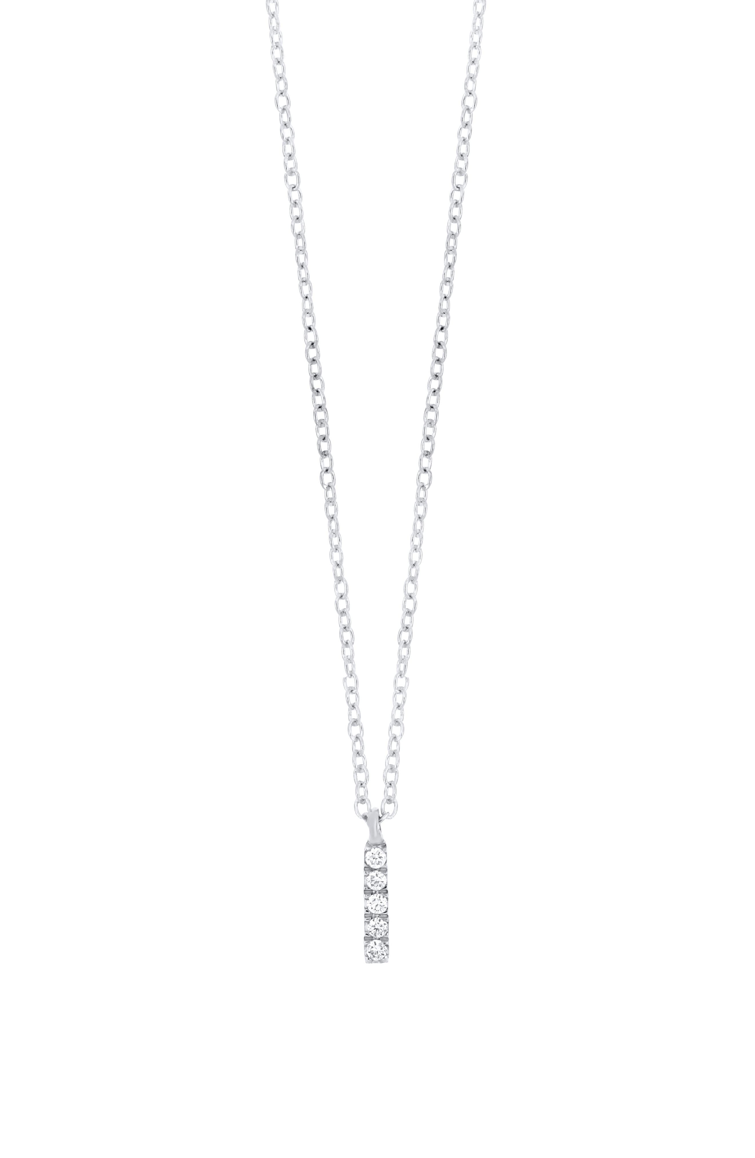 18K WHITE GOLD - I
