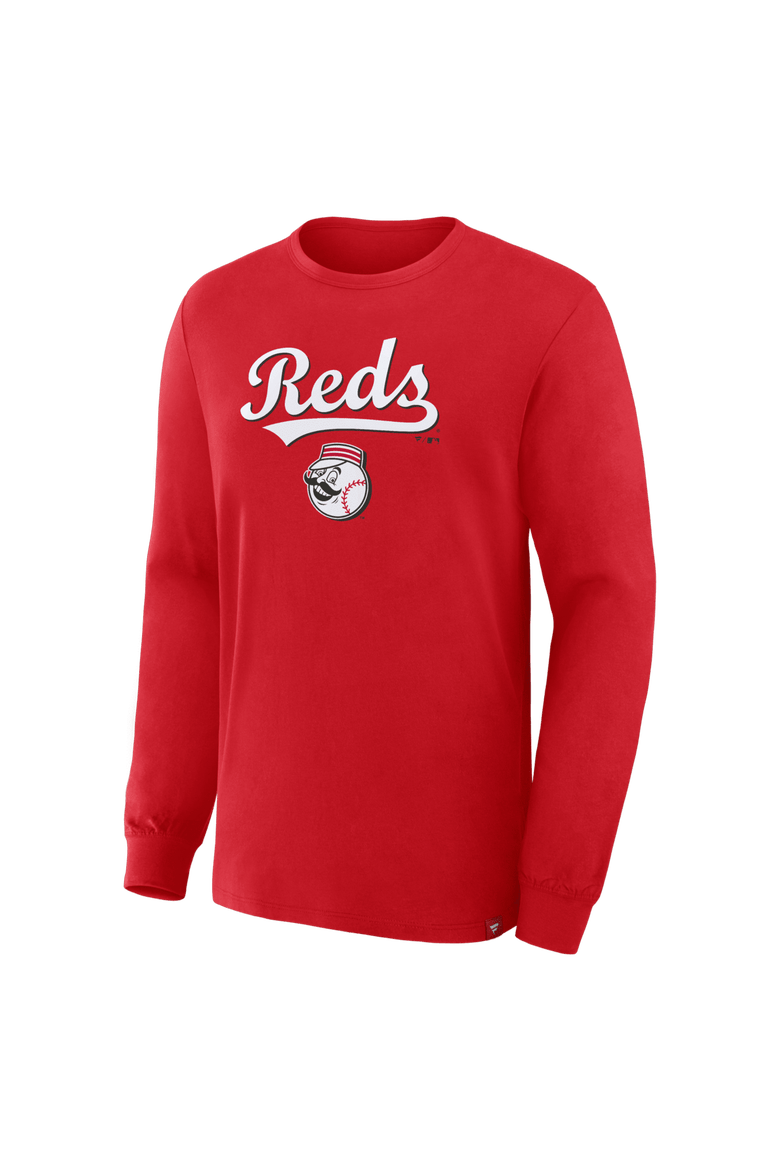 Men's Fanatics Red Cincinnati Reds Lock-Up Legacy Long Sleeve T-Shirt, Alternate, color, Red
