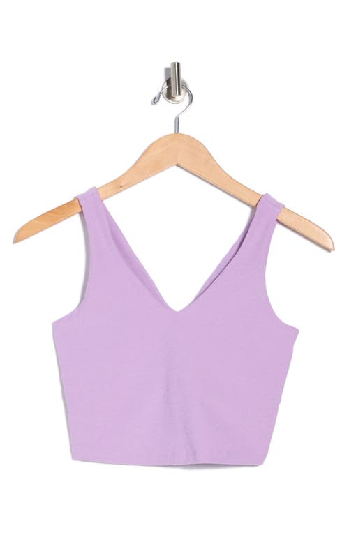 Beyond Yoga Good Day Space Dye Crop Tank In Purple