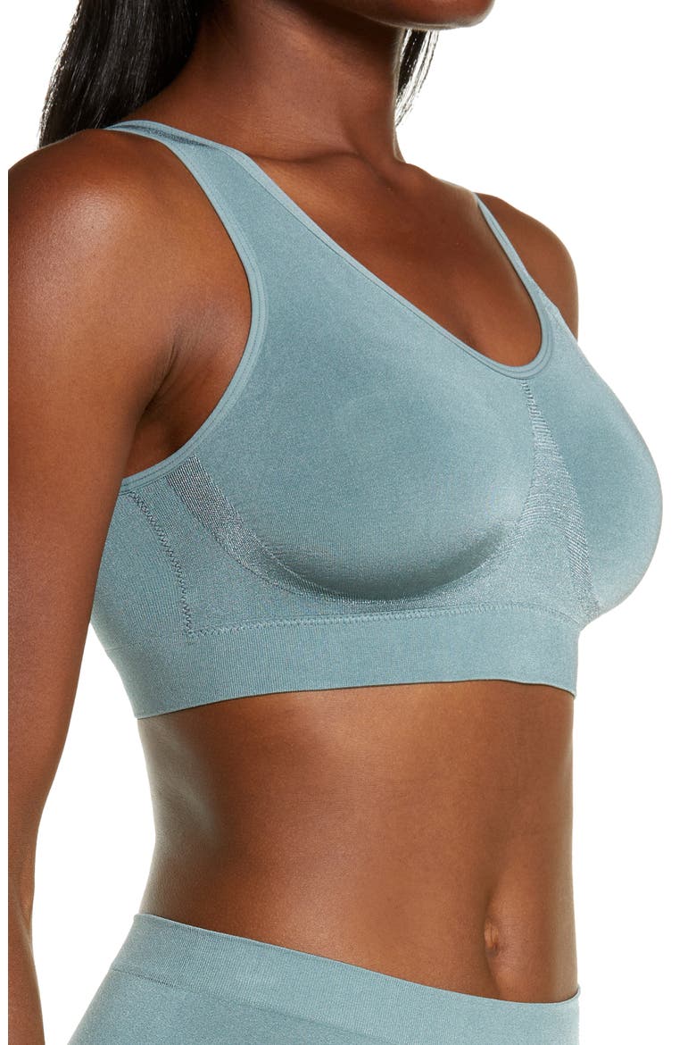 B-Smooth® Seamless Bralette, Alternate, color, GOBLIN BLUE