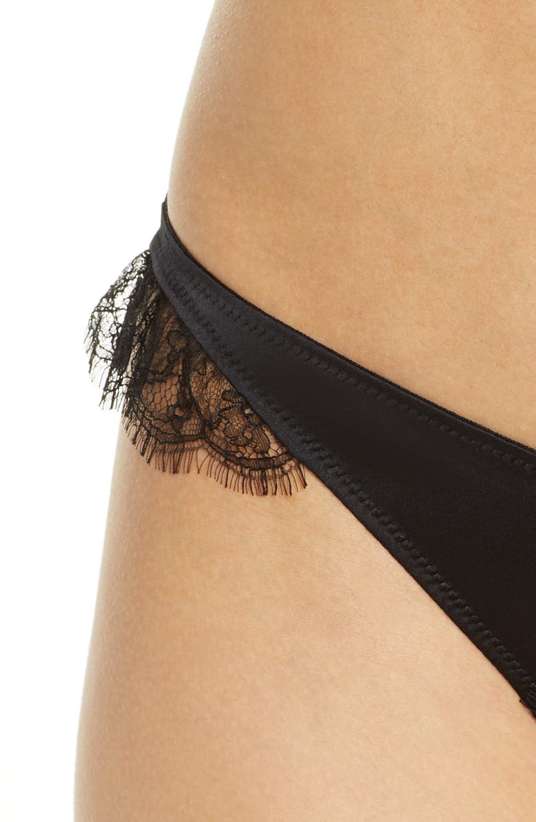 Kiki de Montparnasse Lace Inset Bikini, Alternate, color,