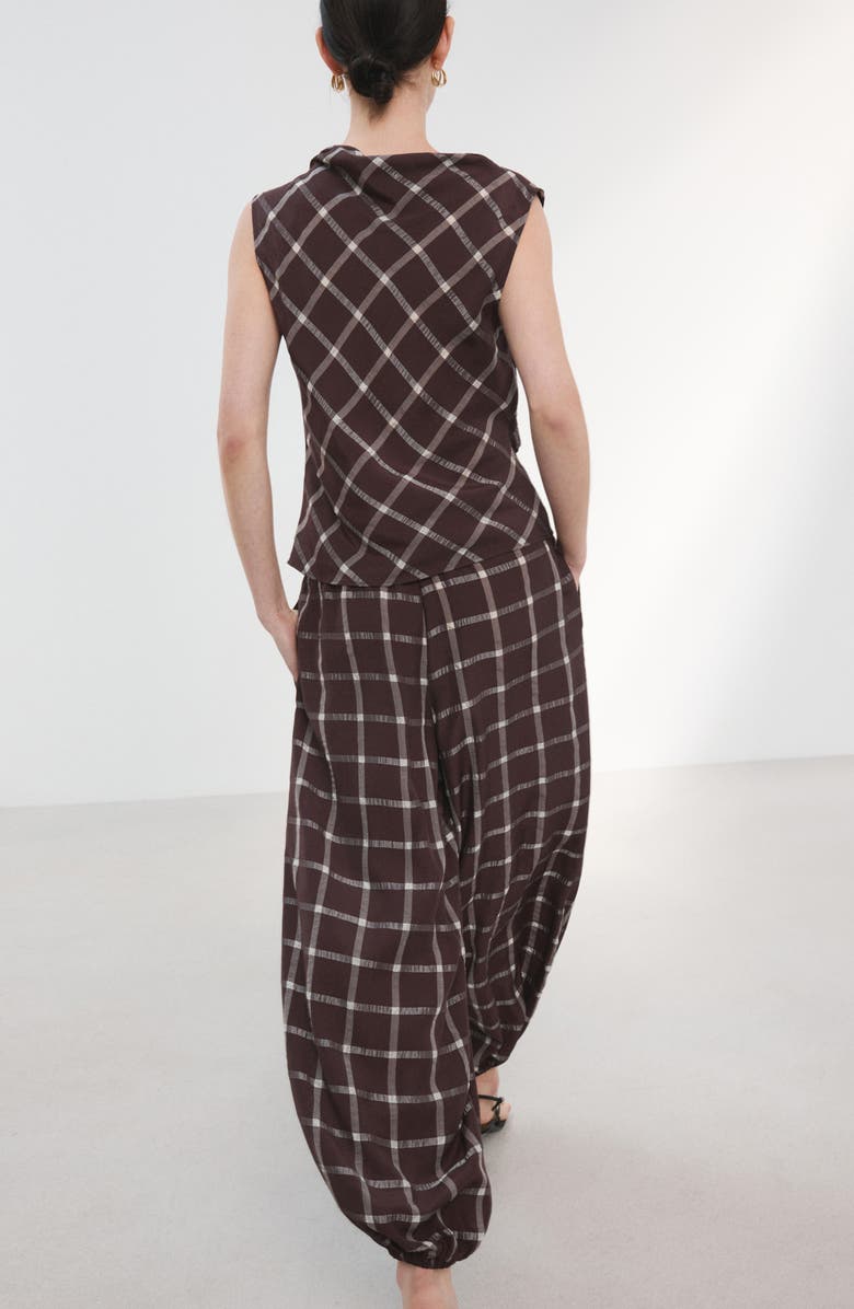 MANGO Drawstring Balloon Pants, Alternate, color, 