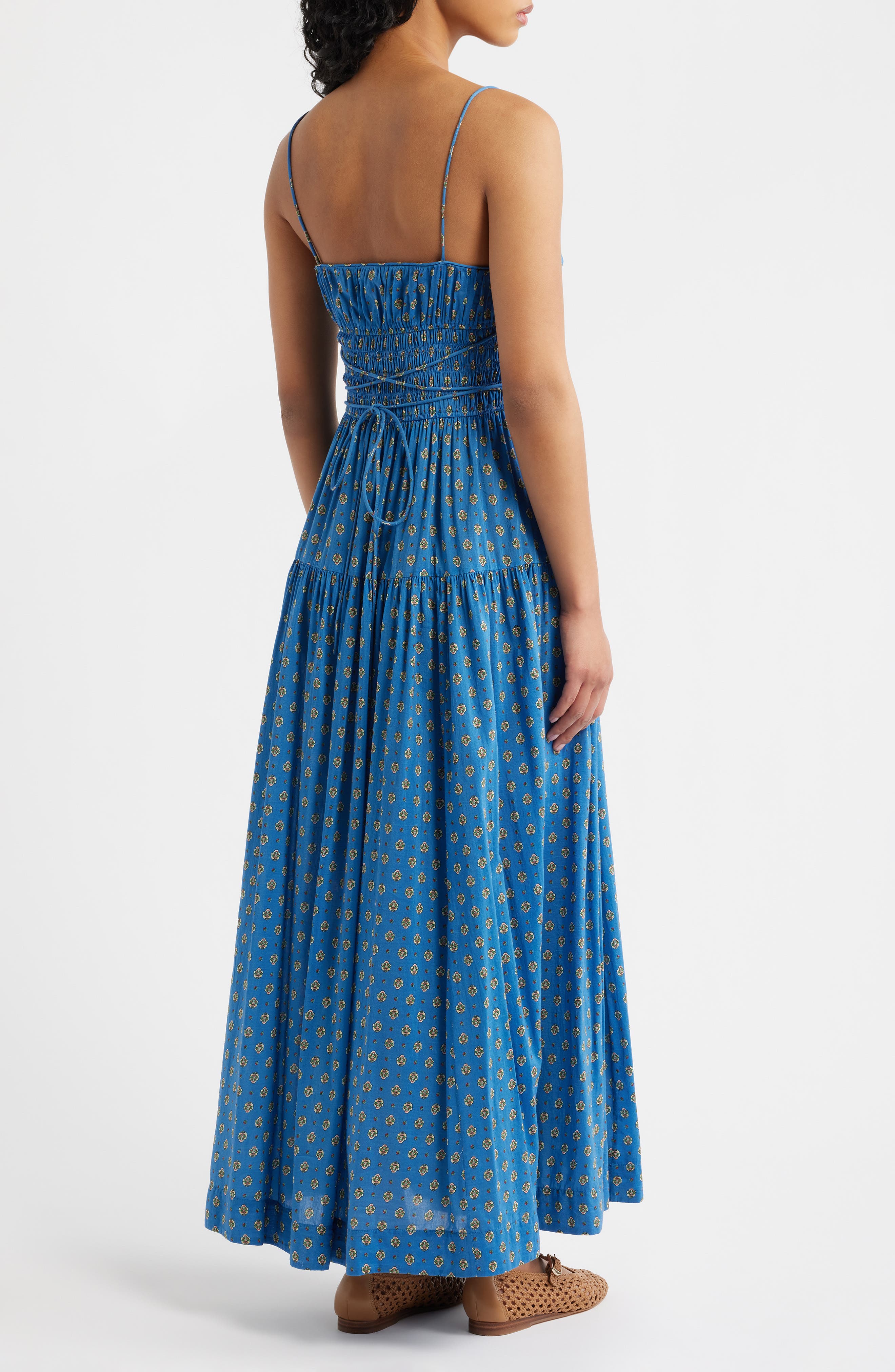 Safia Sleeveless Cotton & Silk Dress - image 2