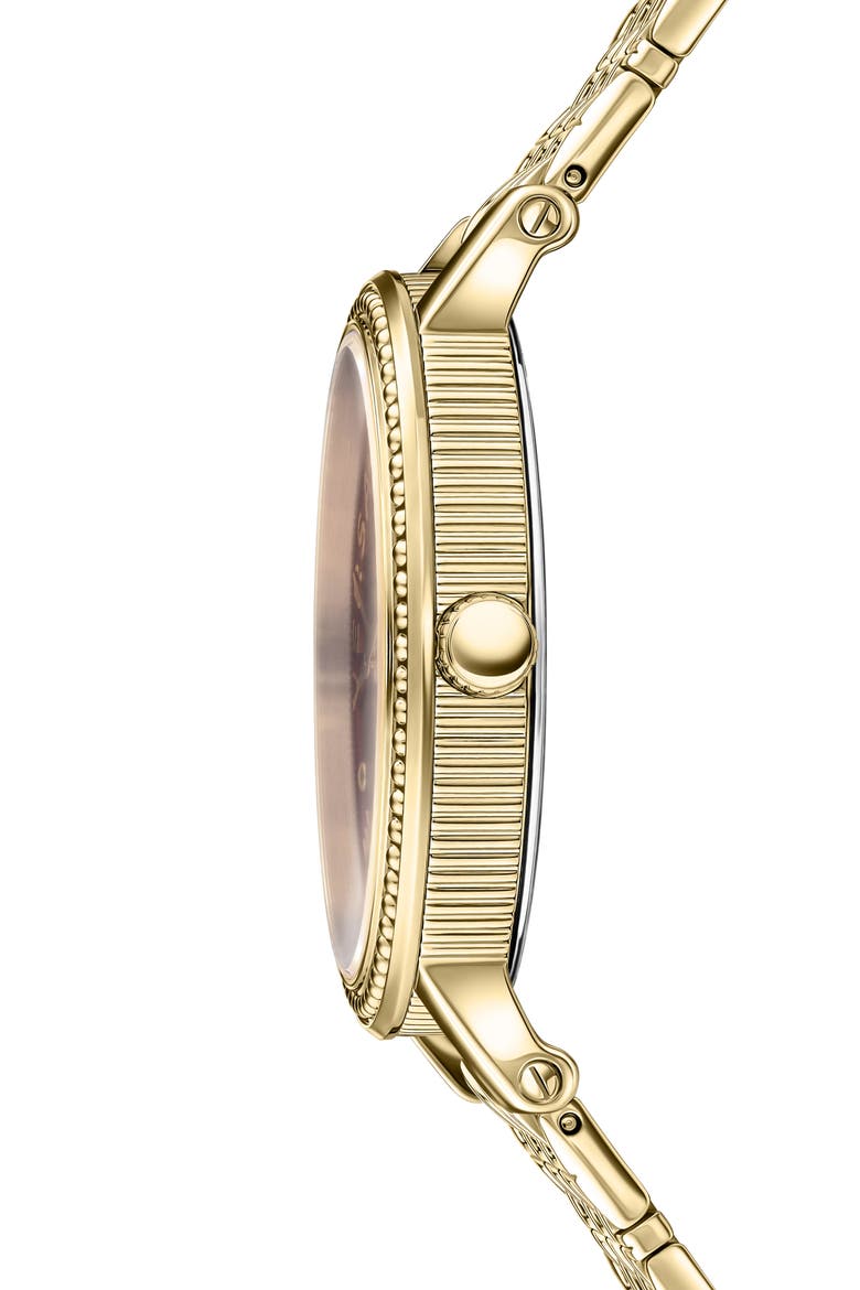 V-Dollar Bracelet Watch, 37mm, Alternate, color, IP YELLOW GOLD