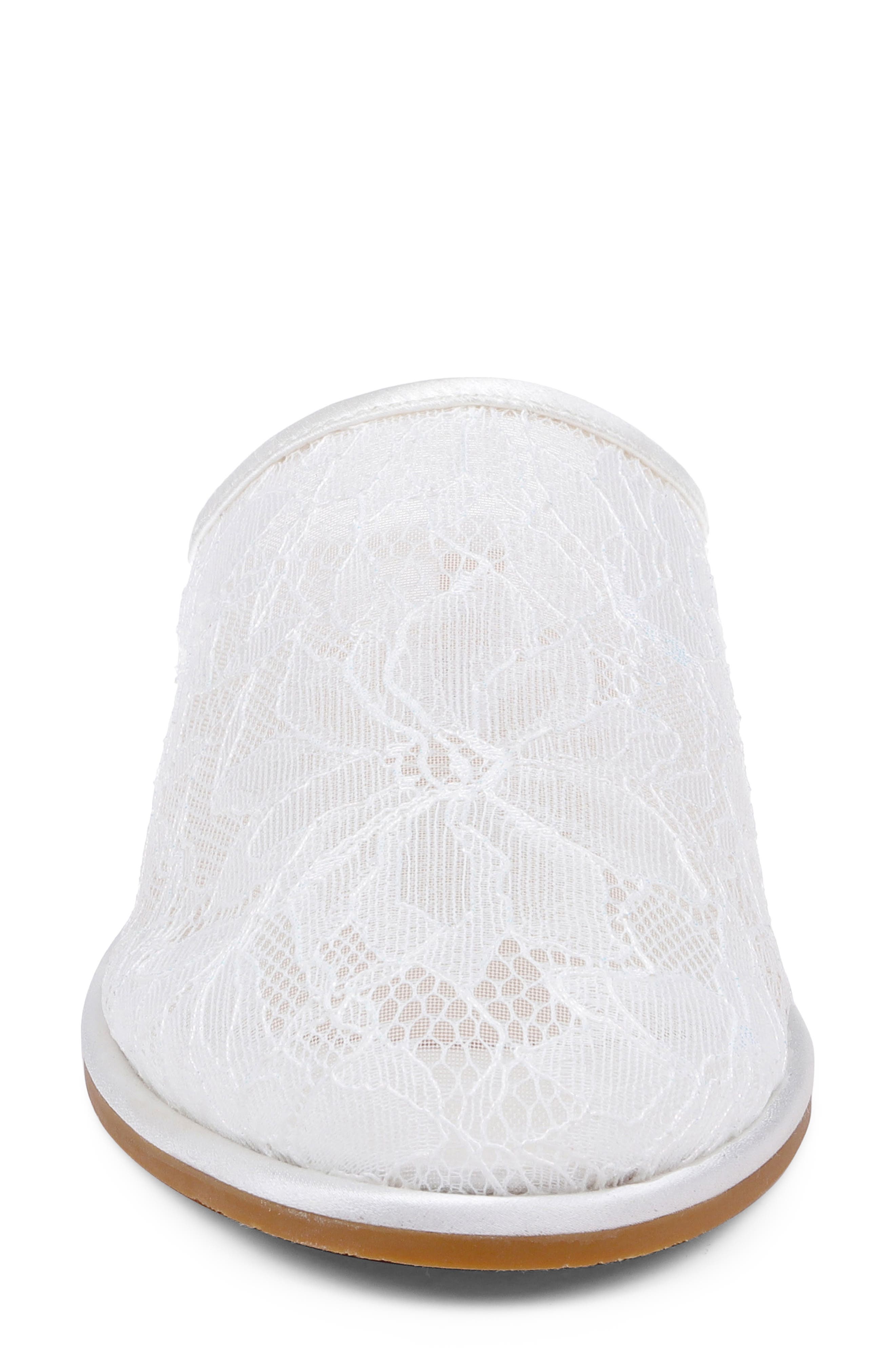 Badgley Mischka Collection Yumi Mule, Alternate, color, White Lace