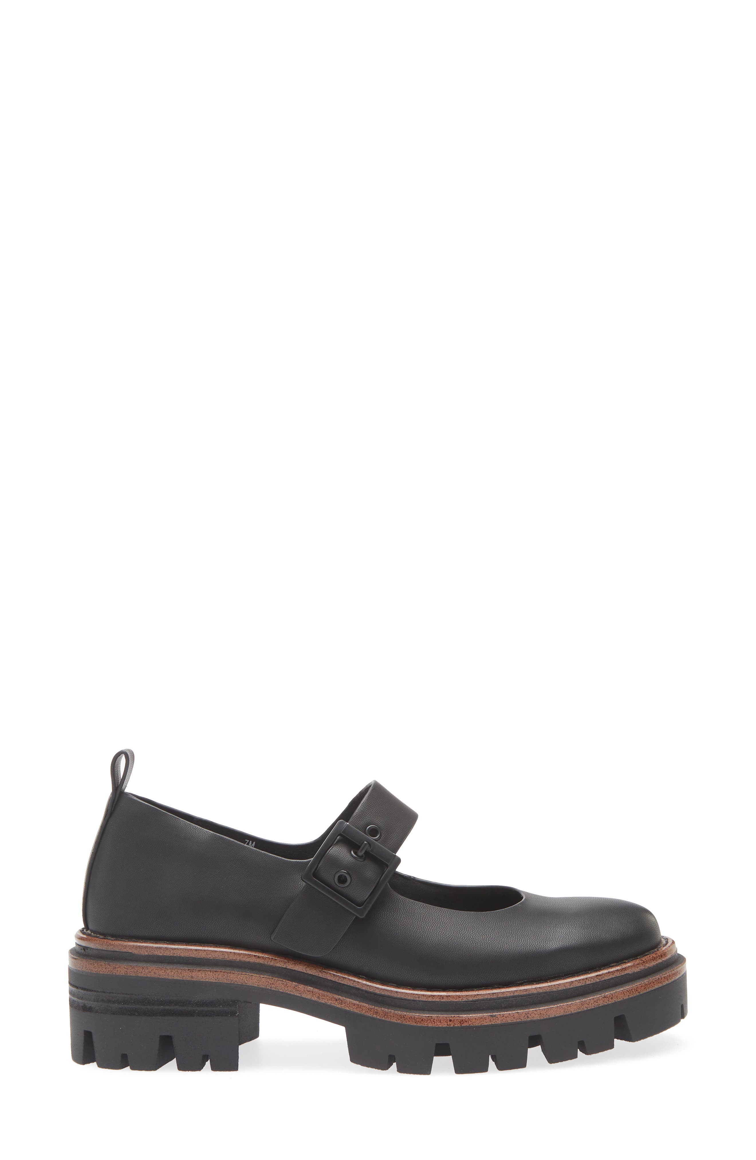 KORKS Veronika Mary Jane Flat, Alternate, color, Black