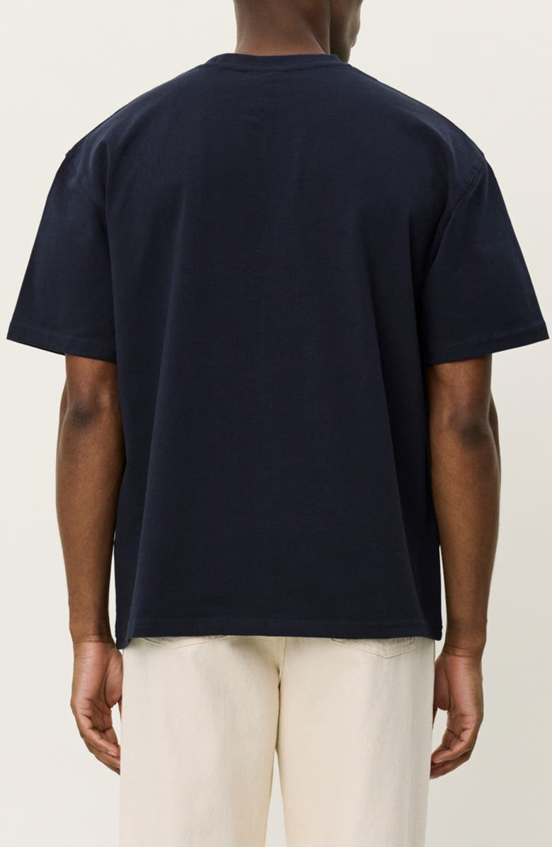 Les Deux Organic Cotton Graphic T-Shirt, Alternate, color, Dark Navy/ White