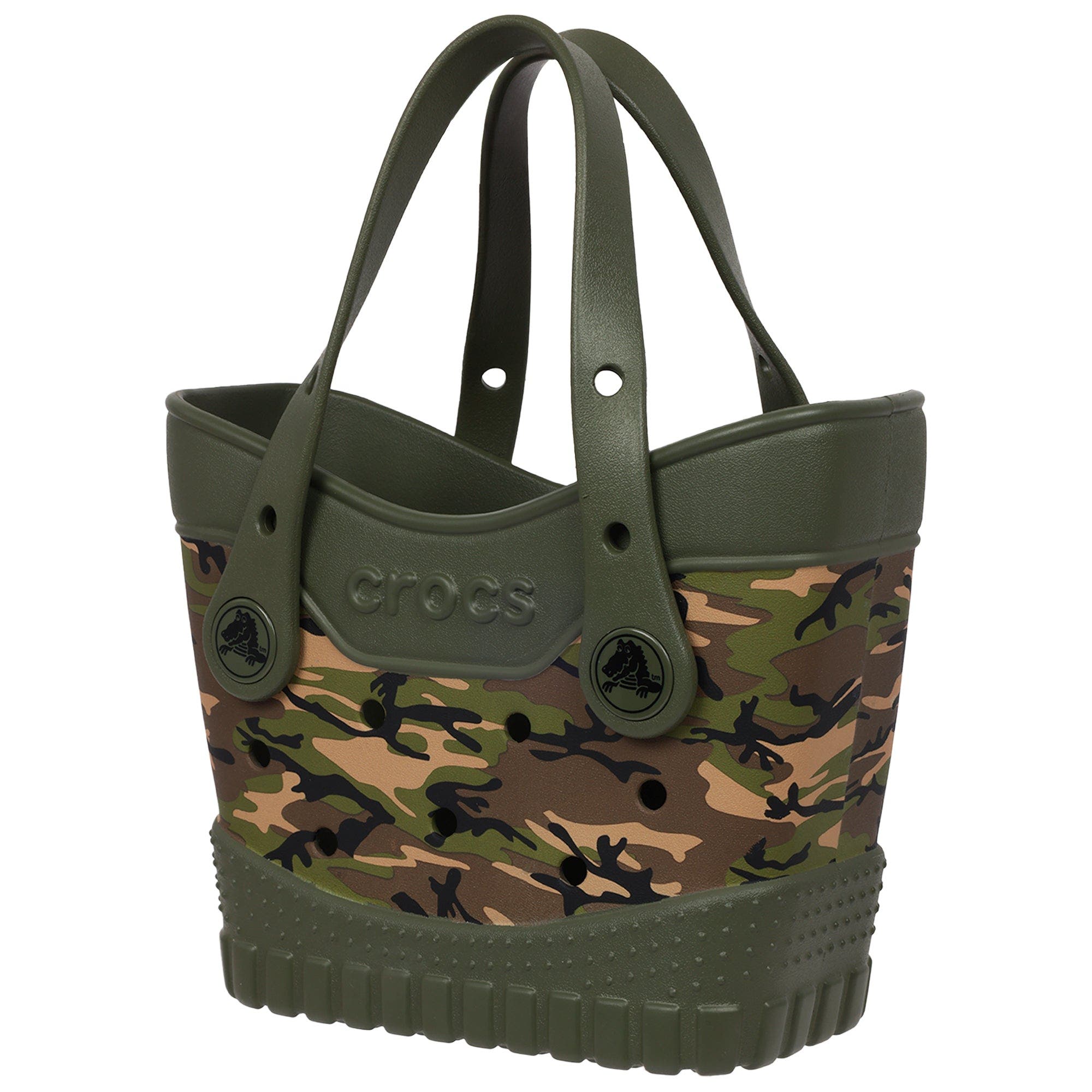 CROCS Micro Classic Camo Tote, Alternate, color, Camo