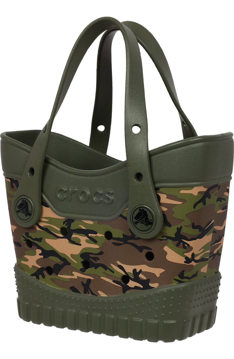 CROCS Micro Classic Camo Tote, Alternate, color, Camo