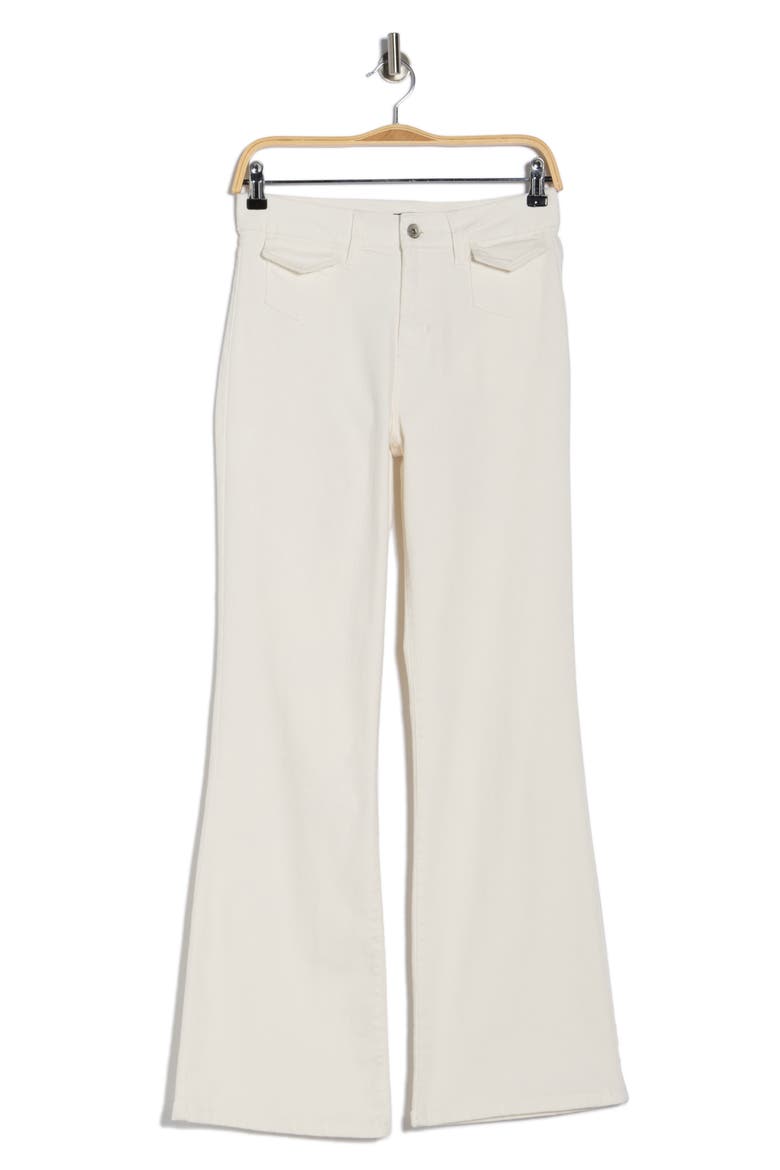 Retro High Waist Flare Leg Jeans, Alternate, color, VINTAGE WHITE