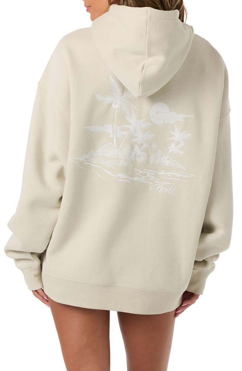 O'Neill Tropic Melt Oversize Cotton Blend Hoodie, Alternate, color, 