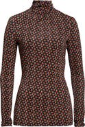 Rabanne Haut Floral Turtleneck