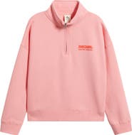 Rip Curl Surf Puff Logo Quarter Zip Sweatshirt