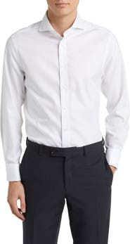 Charles Tyrwhitt Non-Iron Twill Extreme Cutaway Slim Fit Double Cuff