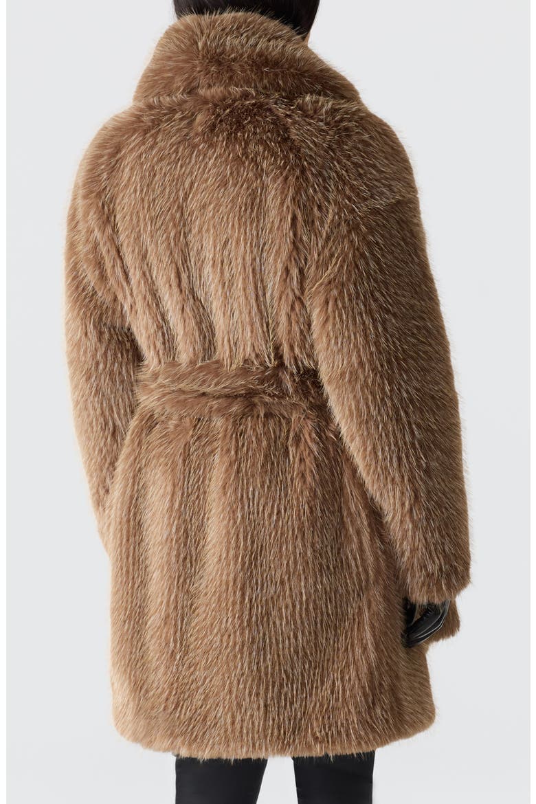 Kacela Faux Fur Coat, Alternate, color, OTTER