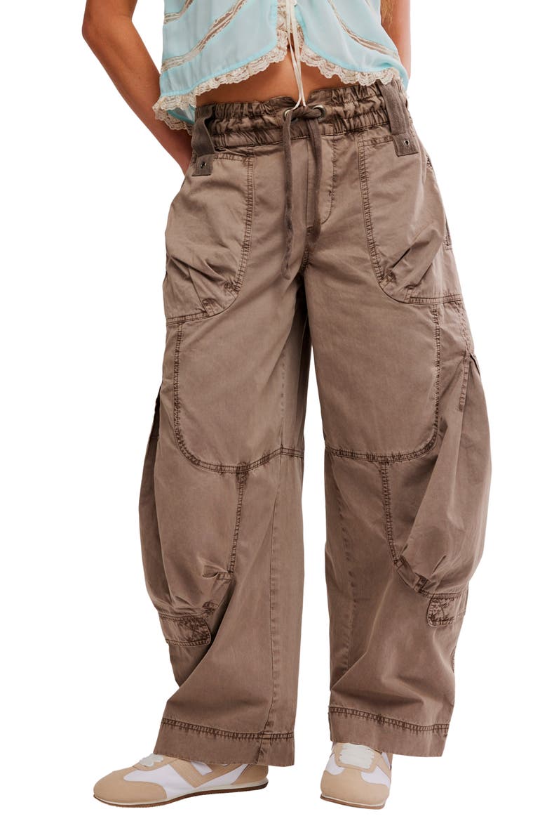 Free People Onset Cotton Twill Parachute Pants, Main, color, 