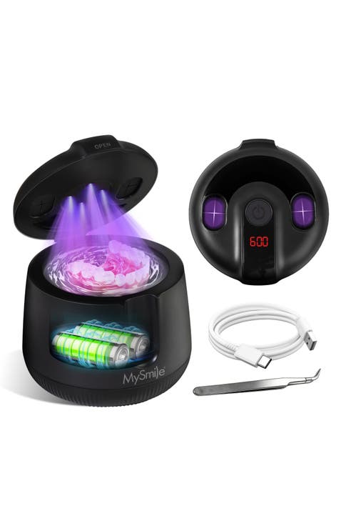 Cordless Ultrasonic Retainer & Jewelry Cleaning Pod with Digital Timer