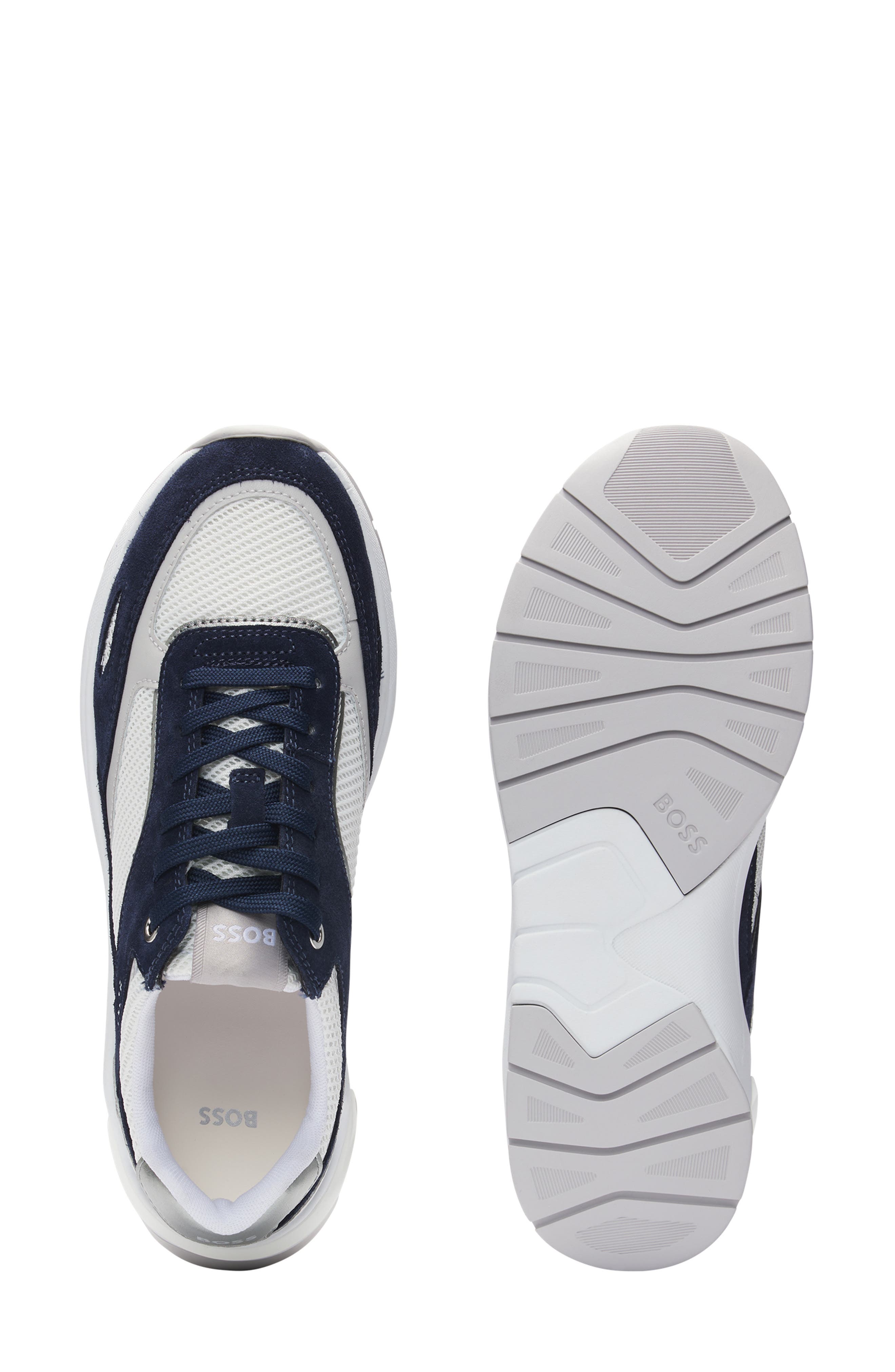 BOSS Skylar Runn Sneaker, Alternate, color, Open White