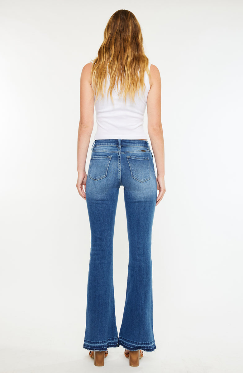 KanCan Lurice Mid Rise Flare Jeans, Alternate, color, Medium Wash
