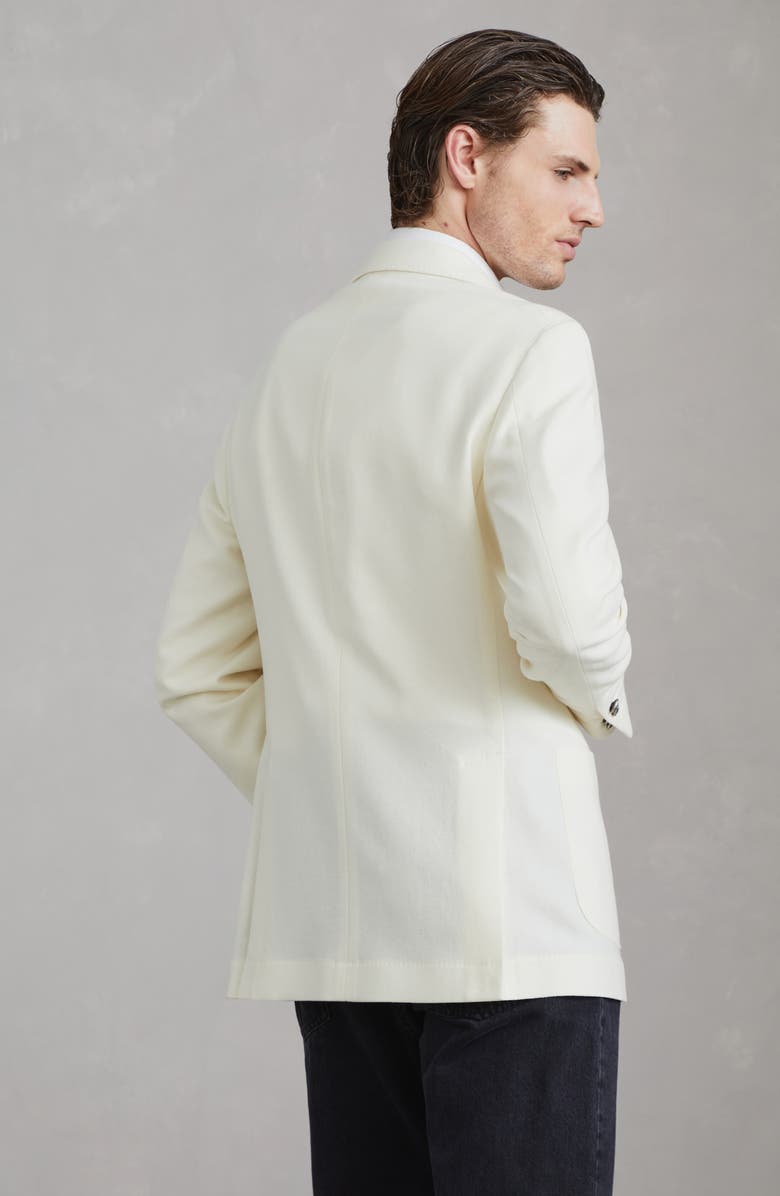 Brunello Cucinelli Diagonal twill unconstructed blazer, Alternate, color, 