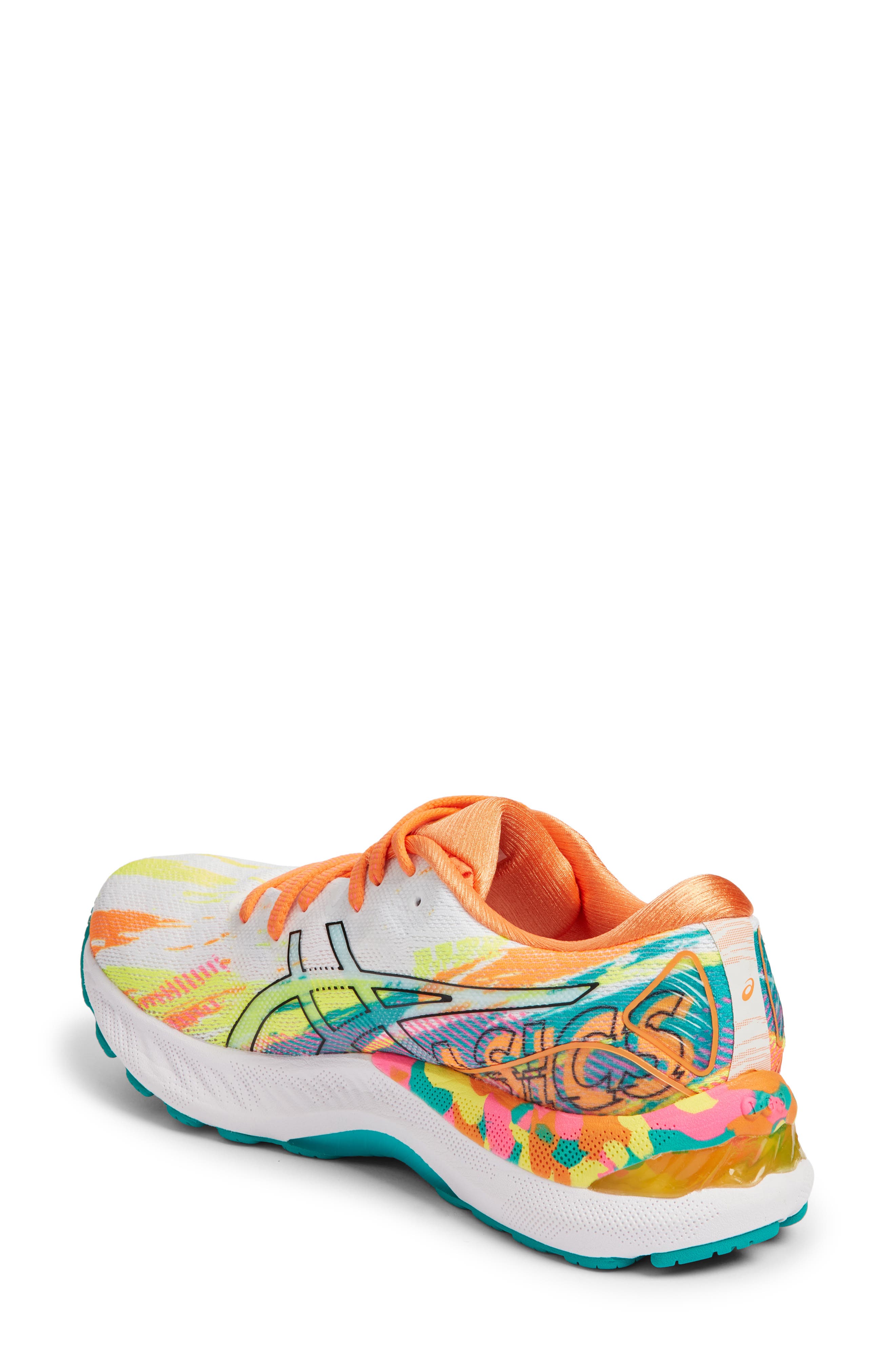 GEL-Nimbus 23 Running Shoe, Alternate, color, HOT PINK/ SOUR YUZU