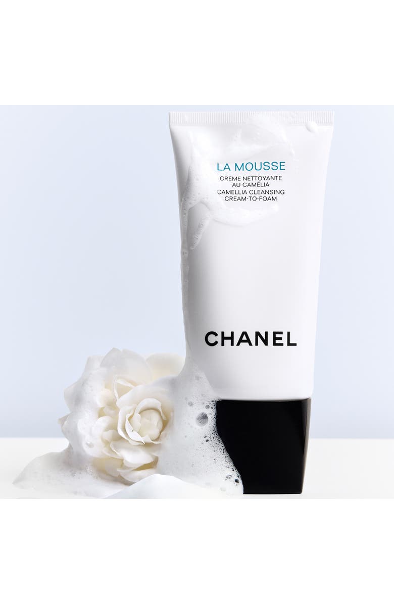CHANEL LA MOUSSE Camellia Cleansing Cream-to-Foam, Alternate, color, 