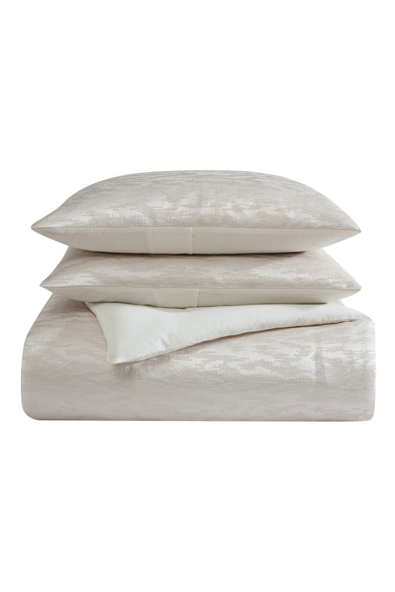 Illusion 3-Piece Comforter & Shams Set, Main, color, PORCELAIN