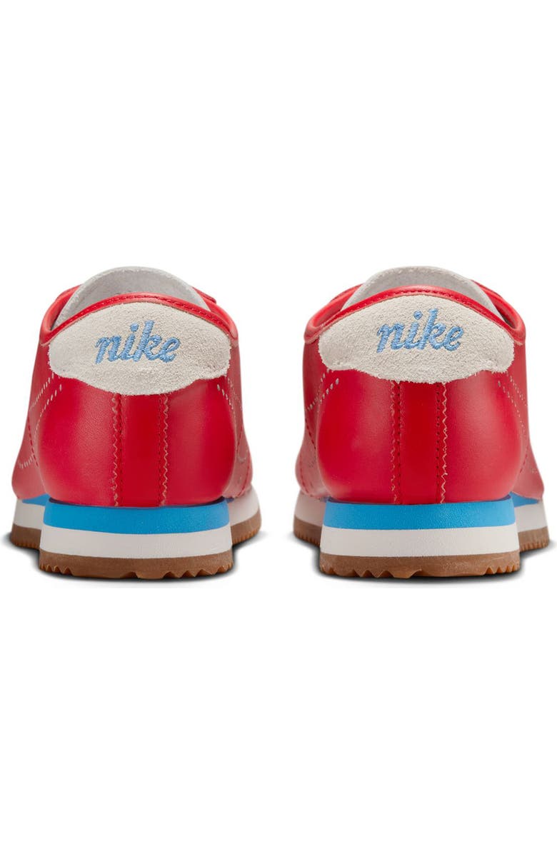 Nike Cortez Leather Sneaker, Alternate, color, Unviversity Red/ Unvivers Blue