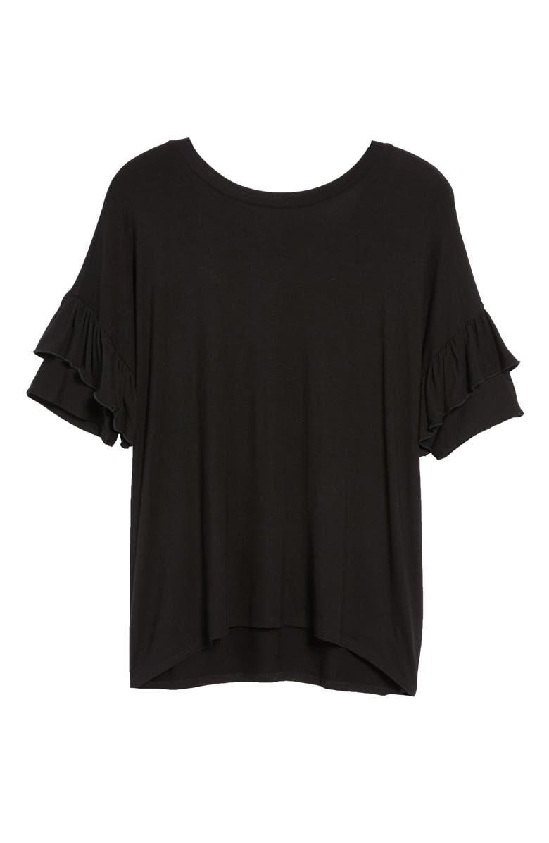 Chelsea28 Ruffle Sleeve Tee, Alternate, color, 